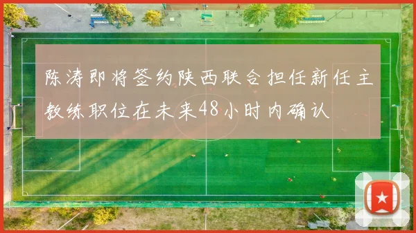 陈涛即将签约陕西联合担任新任主教练职位在未来48小时内确认